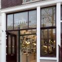 Nieuwe gevel kapperszaak Singel te Amsterdam.